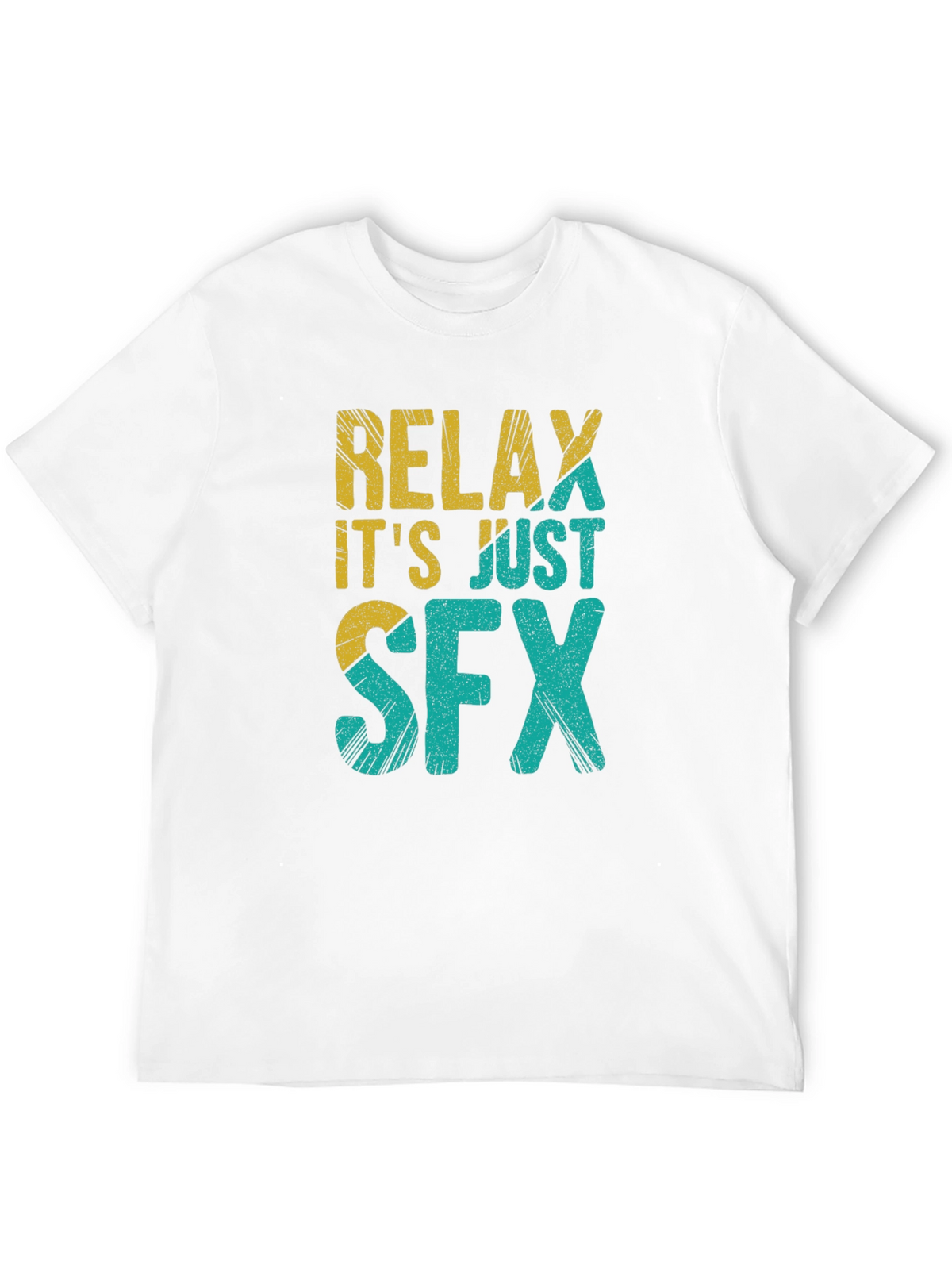 Relax Its Just SFX Black Graphic Tee