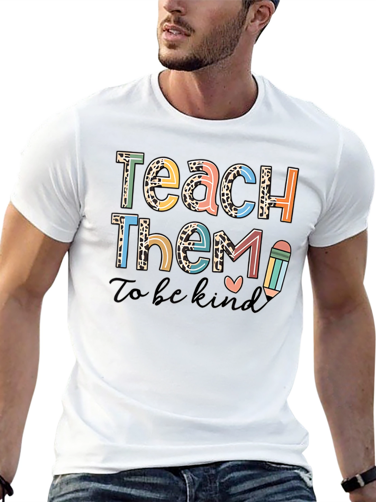 Teach Them to be Kind Graphic Tee