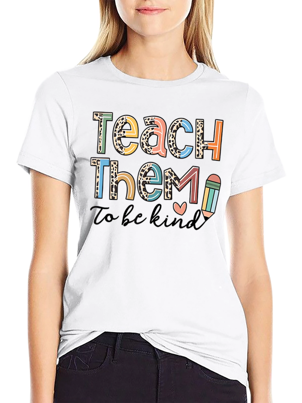 Teach Them to be Kind Graphic Tee