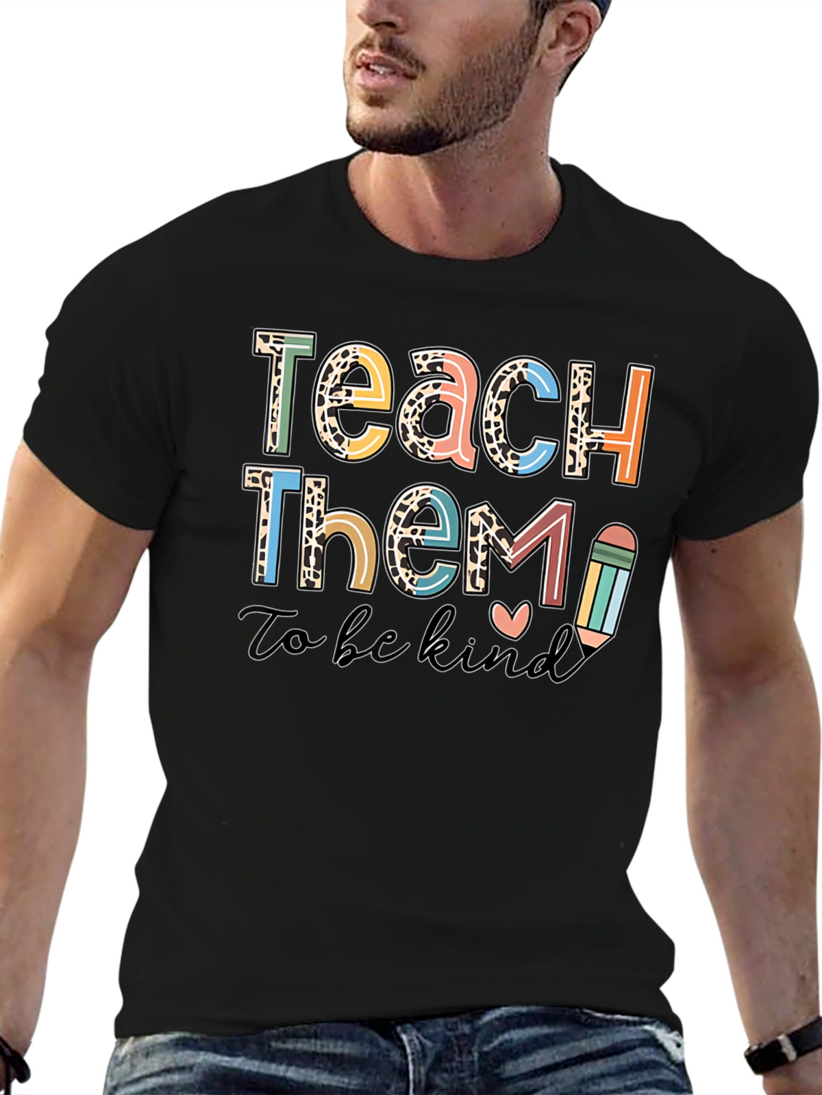 Teach Them to be Kind Graphic Tee