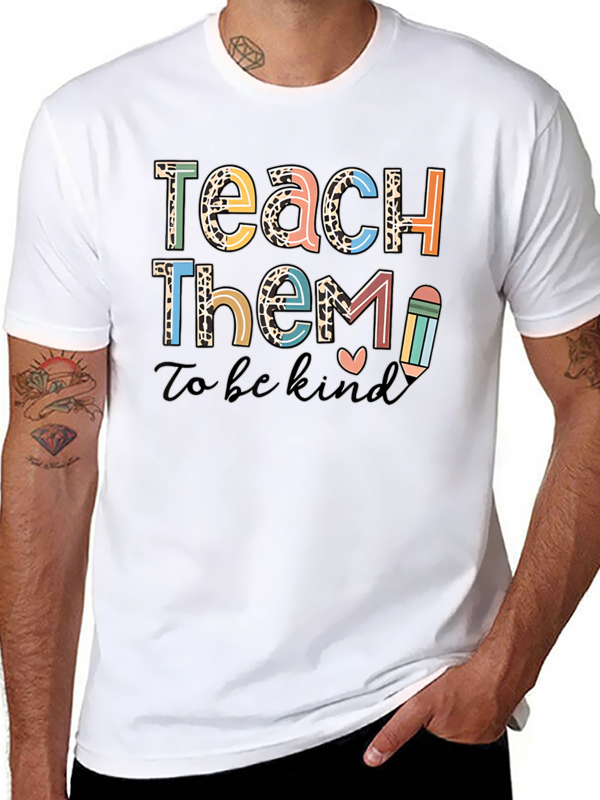 Teach Them to be Kind Graphic Tee