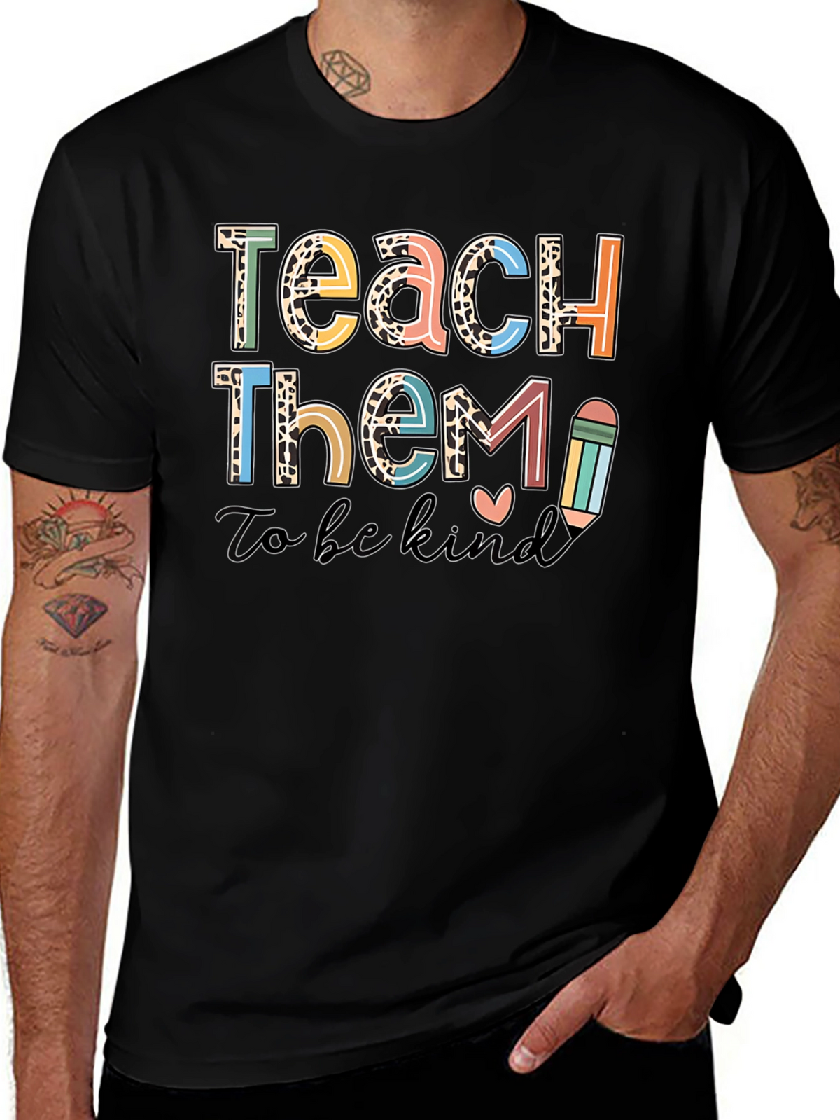 Teach Them to be Kind Graphic Tee