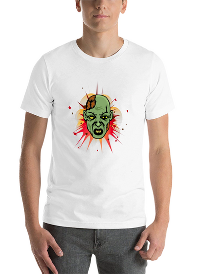 Zombie Graphic Tee - Horror Cartoon T-Shirt