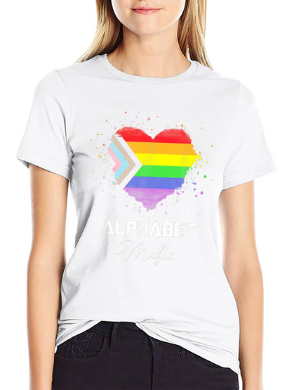 LGBT Pride Alphabet Mafia Graphic T-Shirt