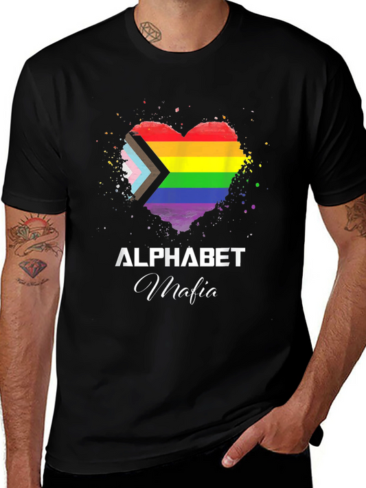 LGBT Pride Alphabet Mafia Graphic T-Shirt