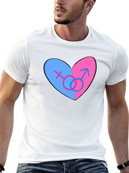 Bisexual Pride Heart T-Shirt