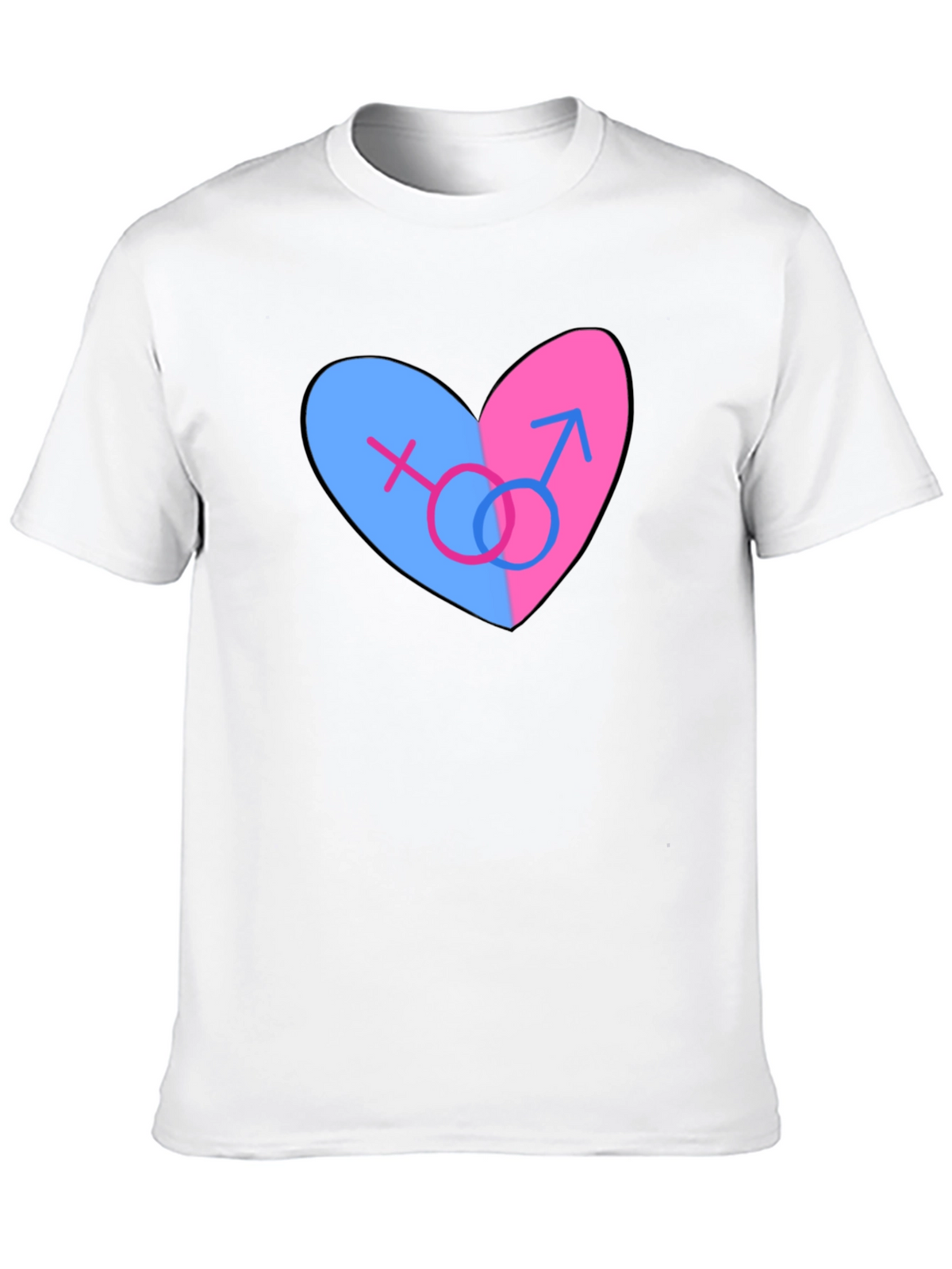 Bisexual Pride Heart T-Shirt