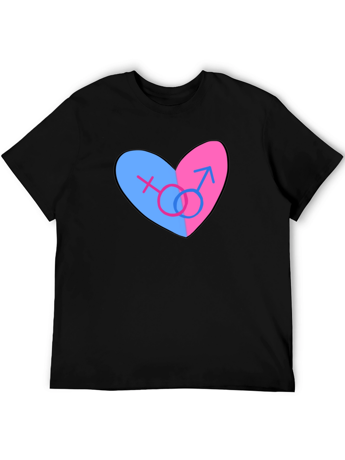 Bisexual Pride Heart T-Shirt
