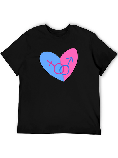 Bisexual Pride Heart T-Shirt