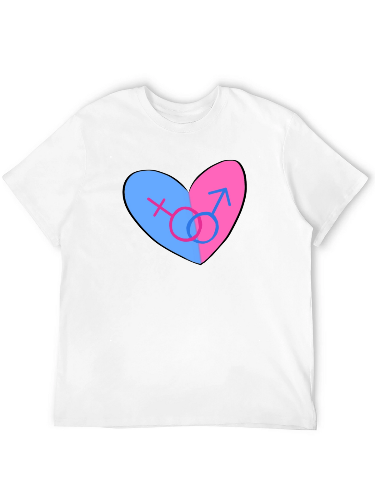Bisexual Pride Heart T-Shirt