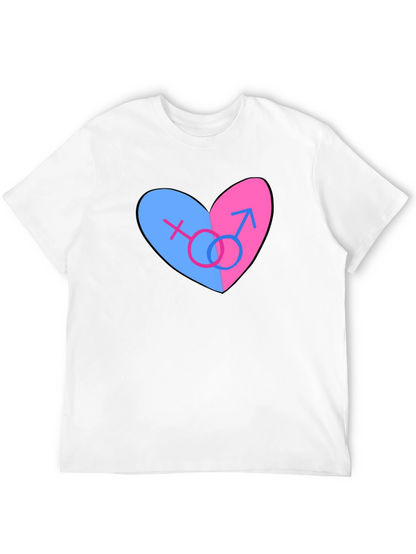 Bisexual Pride Heart T-Shirt