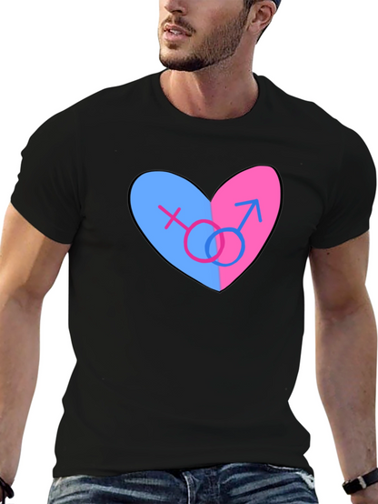 Bisexual Pride Heart T-Shirt