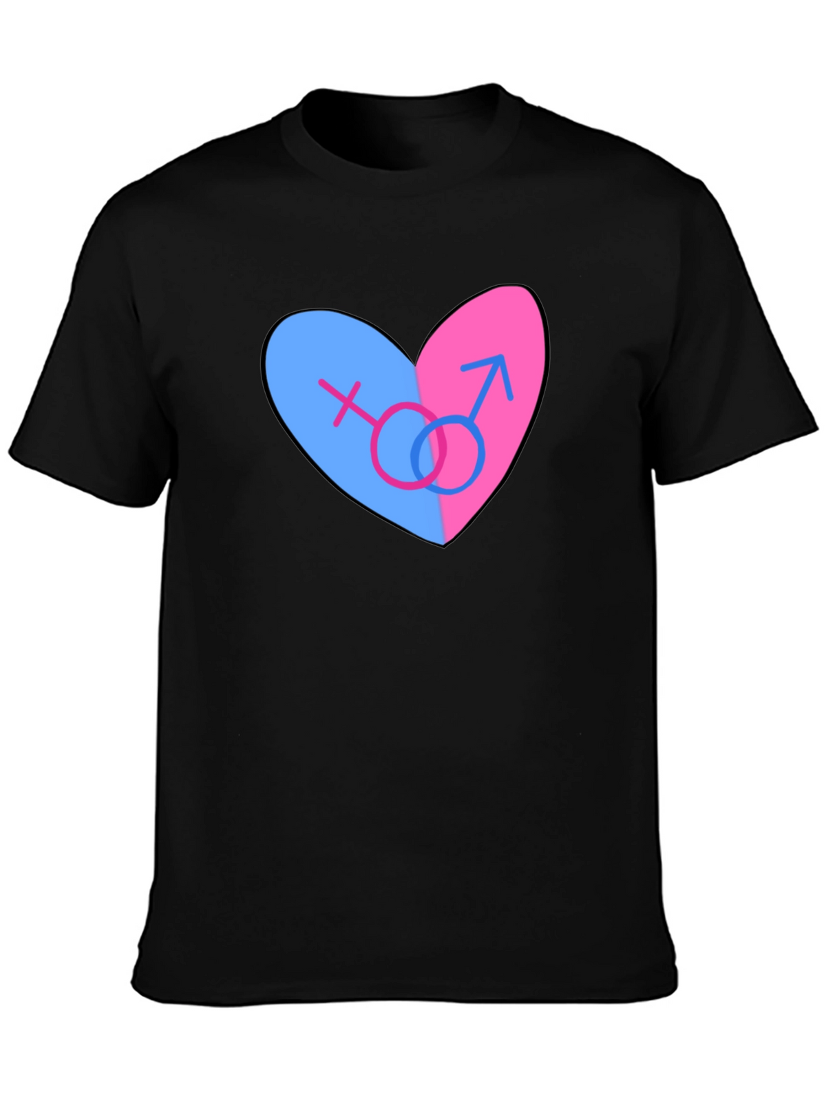Bisexual Pride Heart T-Shirt