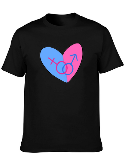 Bisexual Pride Heart T-Shirt