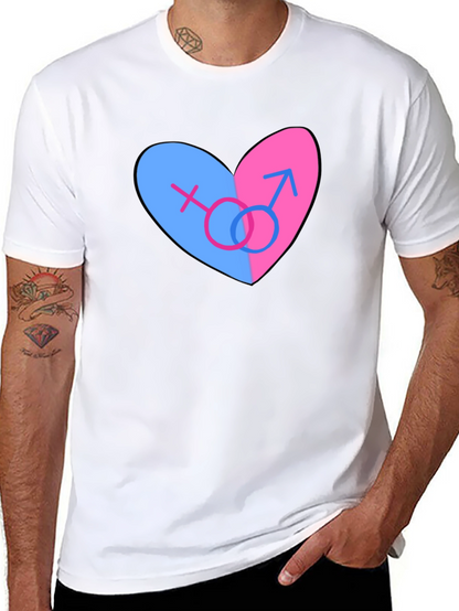 Bisexual Pride Heart T-Shirt