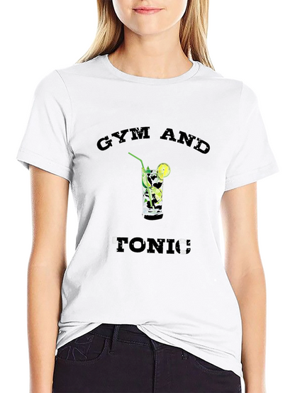 Gym and Tonic Graphic T-Shirt - Black