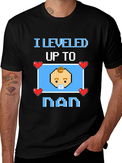 Level Up To Nana T-Shirt - Gamer Grandma Tee