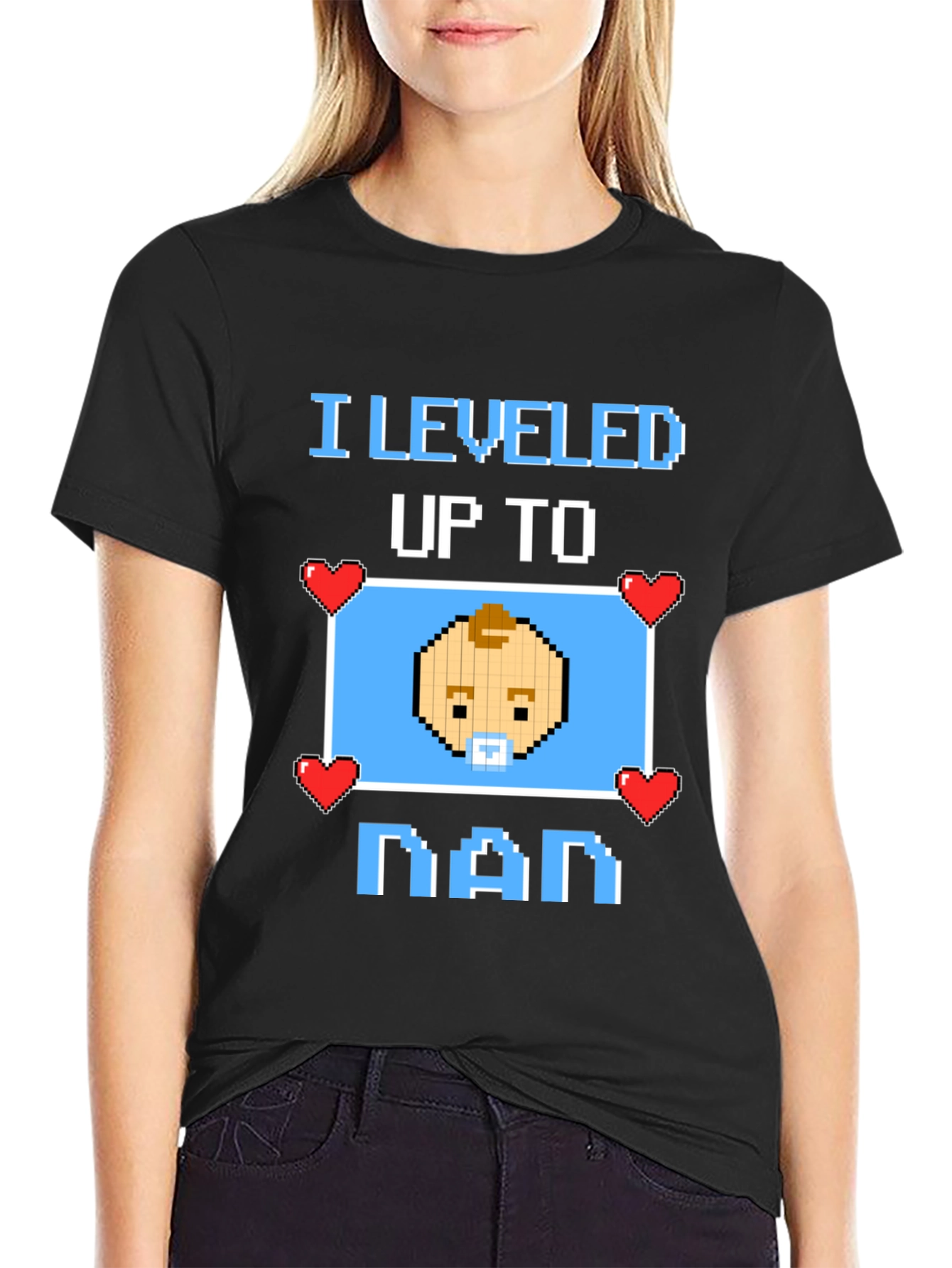 Level Up To Nana T-Shirt - Gamer Grandma Tee