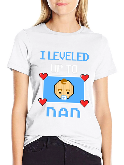 Level Up To Nana T-Shirt - Gamer Grandma Tee