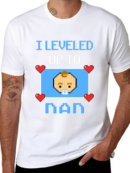 Level Up To Nana T-Shirt - Gamer Grandma Tee
