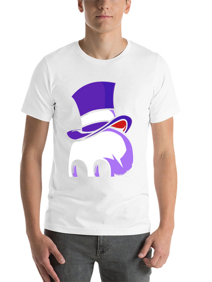 Whimsical Top Hat Ghost Graphic Tee