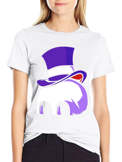 Whimsical Top Hat Ghost Graphic Tee
