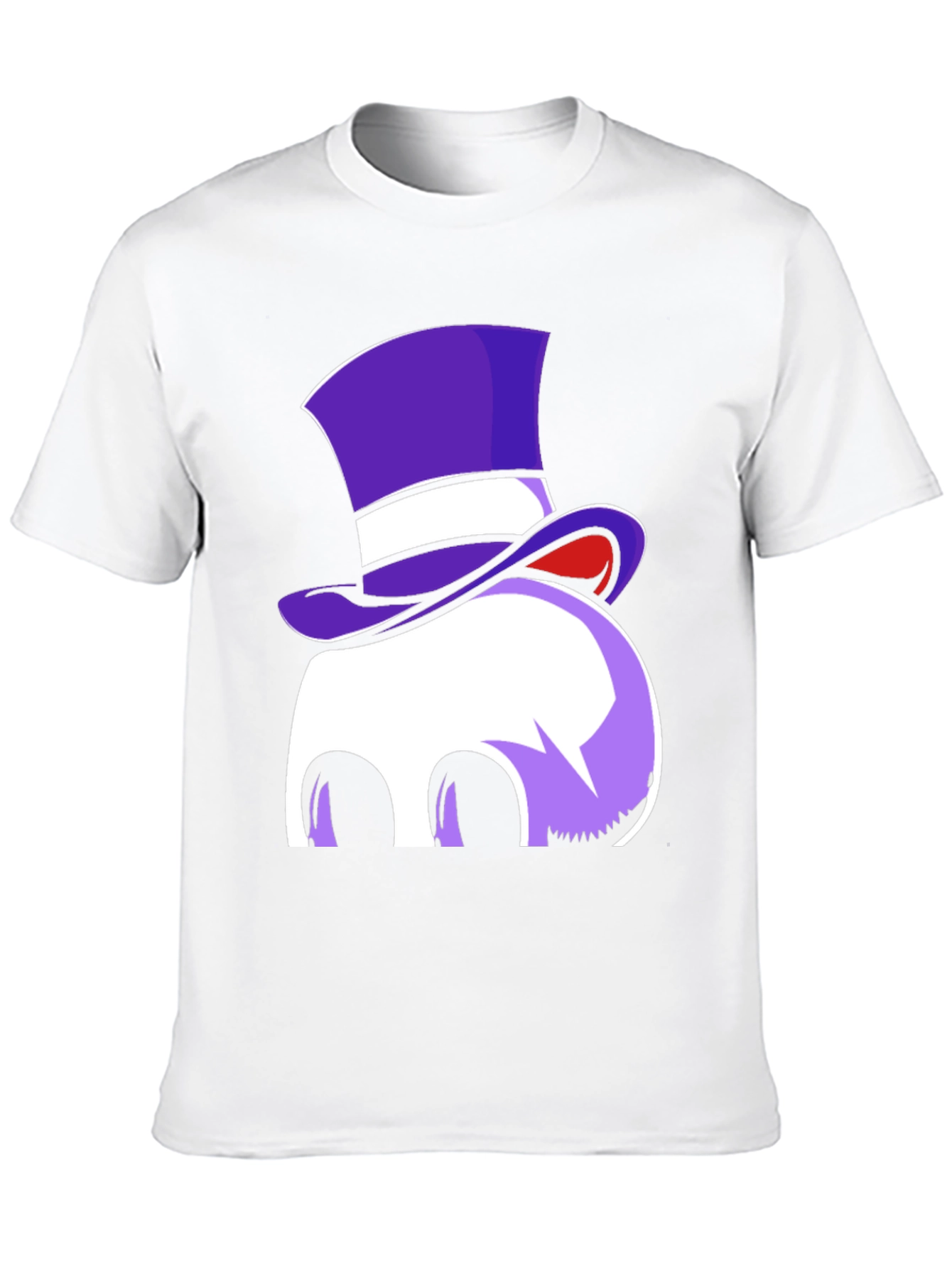 Whimsical Top Hat Ghost Graphic Tee