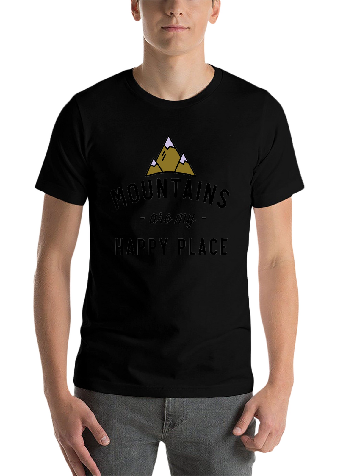 Mountains Are My Happy Place Graphic Tee