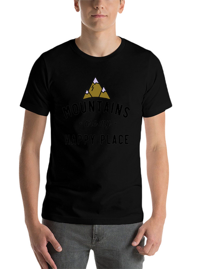 Mountains Are My Happy Place Graphic Tee