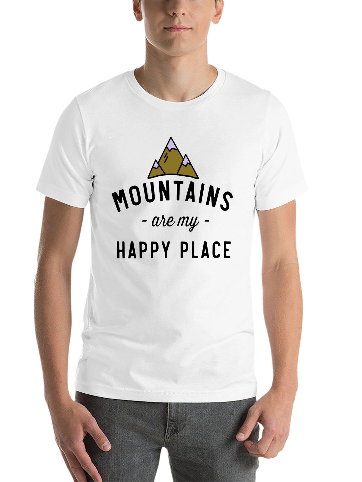 Mountains Are My Happy Place Graphic Tee