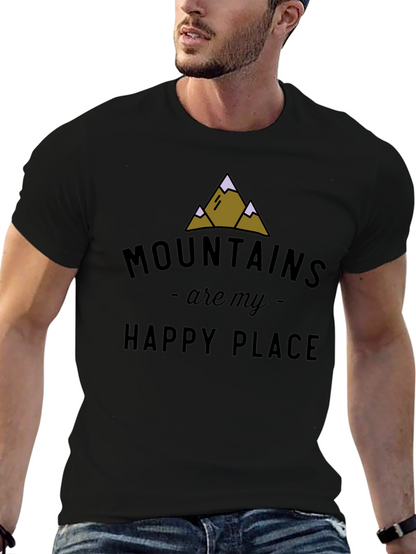 Mountains Are My Happy Place Graphic Tee