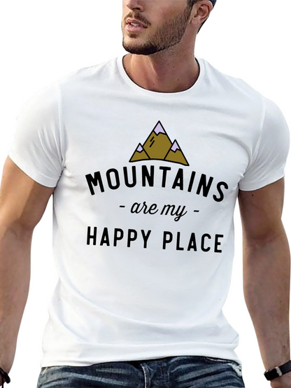 Mountains Are My Happy Place Graphic Tee