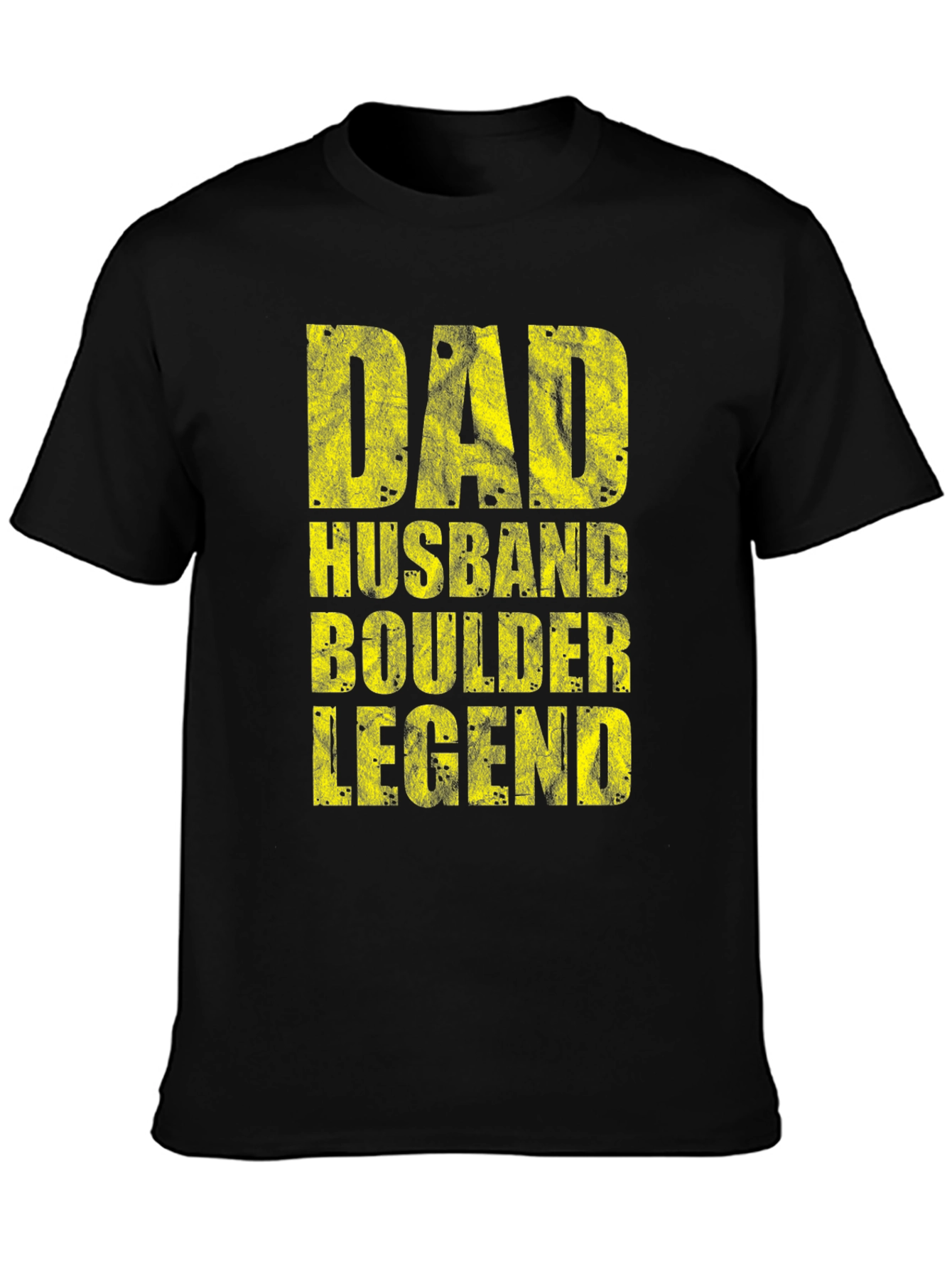 Dad Husband Boulder Legend Graphic T-Shirt