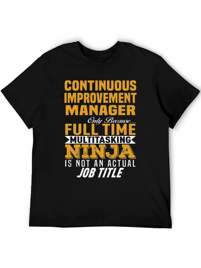Continuous Improvement Manager T-Shirt
