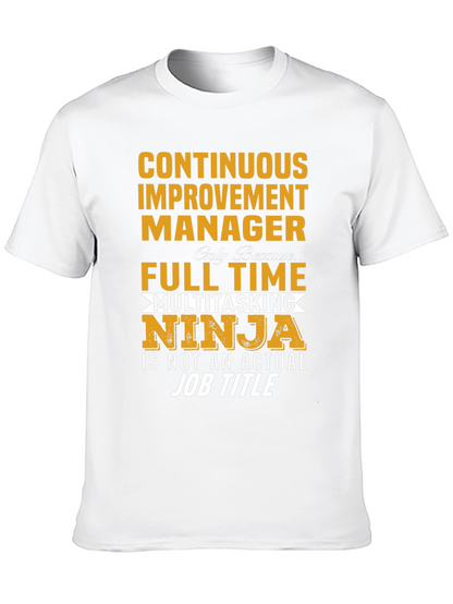 Continuous Improvement Manager T-Shirt