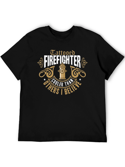 Tattooed Firefighter T-Shirt