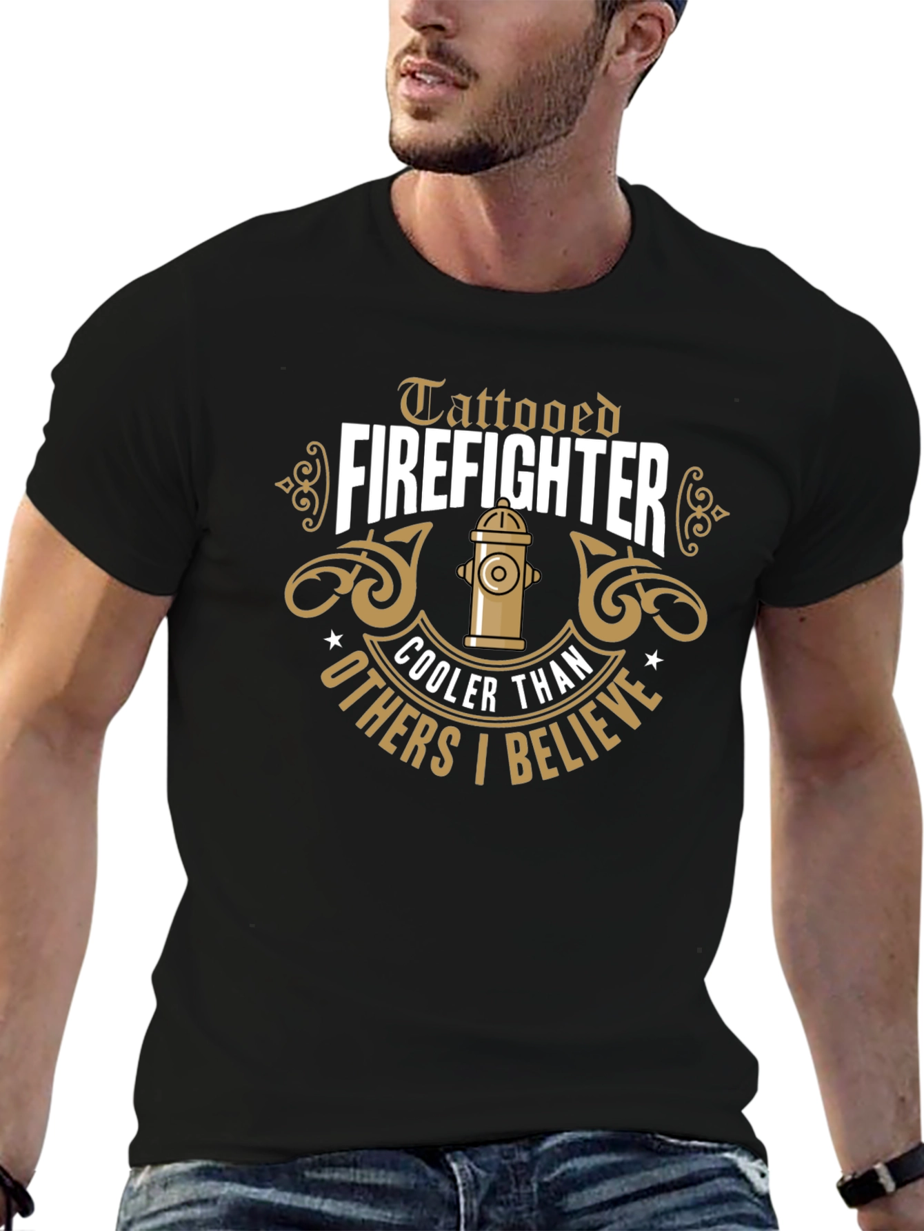 Tattooed Firefighter T-Shirt