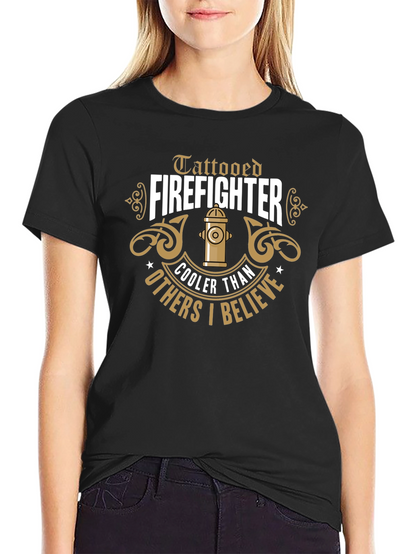 Tattooed Firefighter T-Shirt