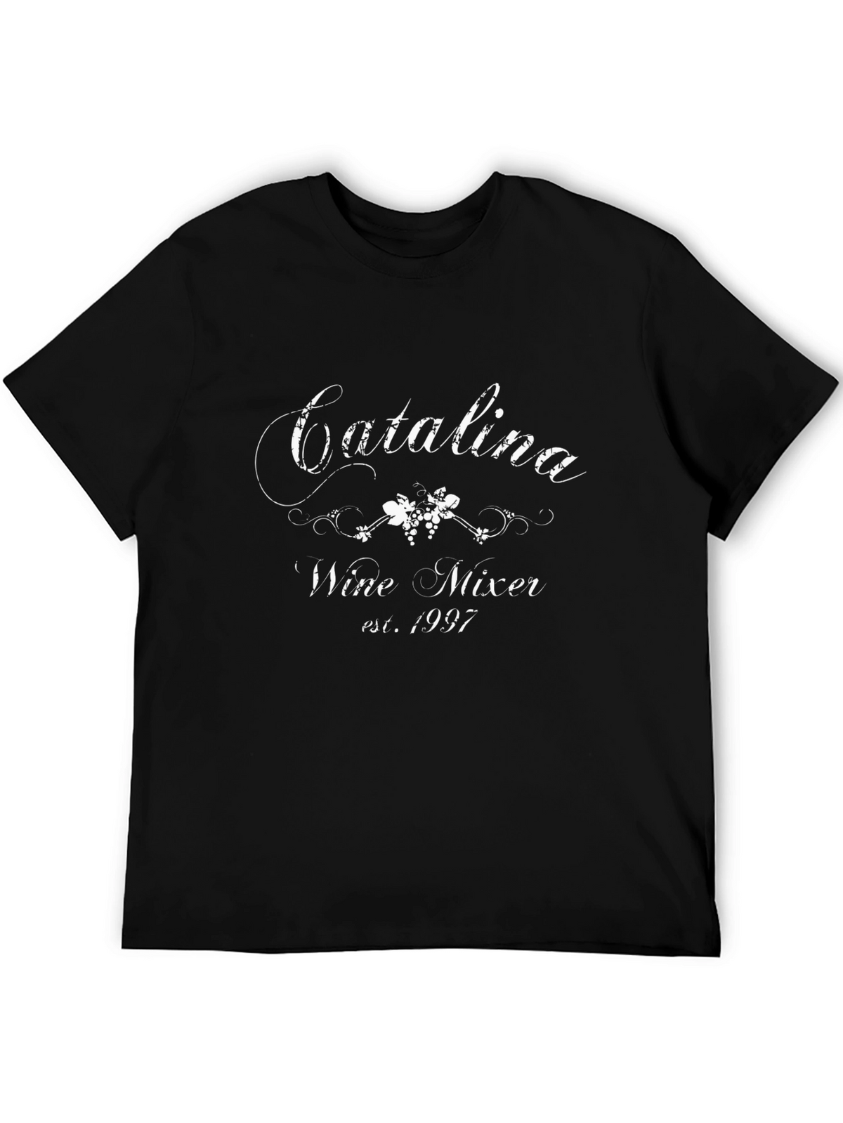 Catalina Wine Mixer Black T-Shirt