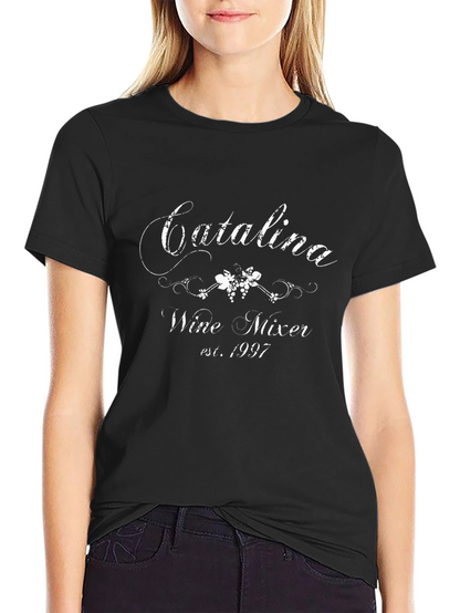 Catalina Wine Mixer Black T-Shirt