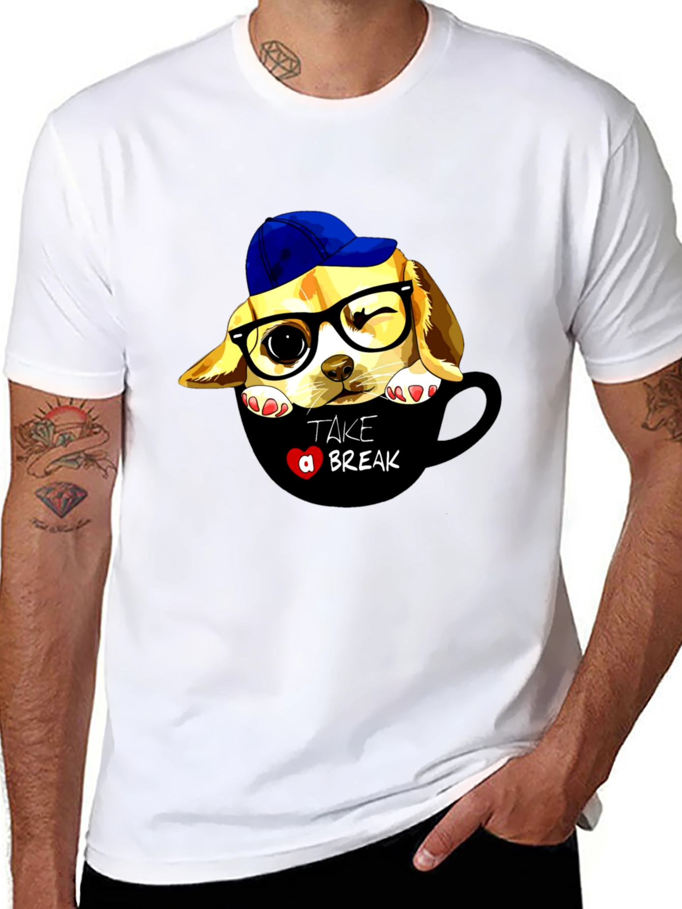 Take a Break Dog T-Shirt