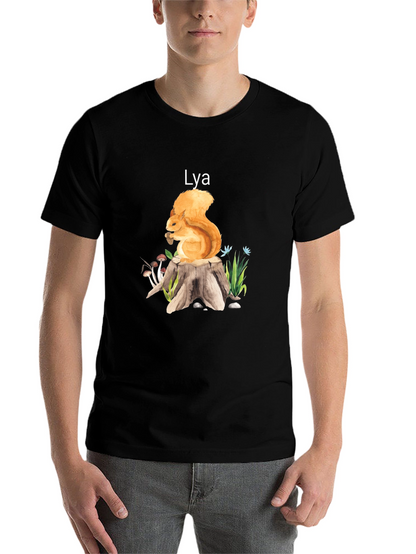 Squirrel Stump Tee - Lya Nature Lover Shirt