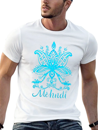 Henna Lotus Flower Graphic Tee