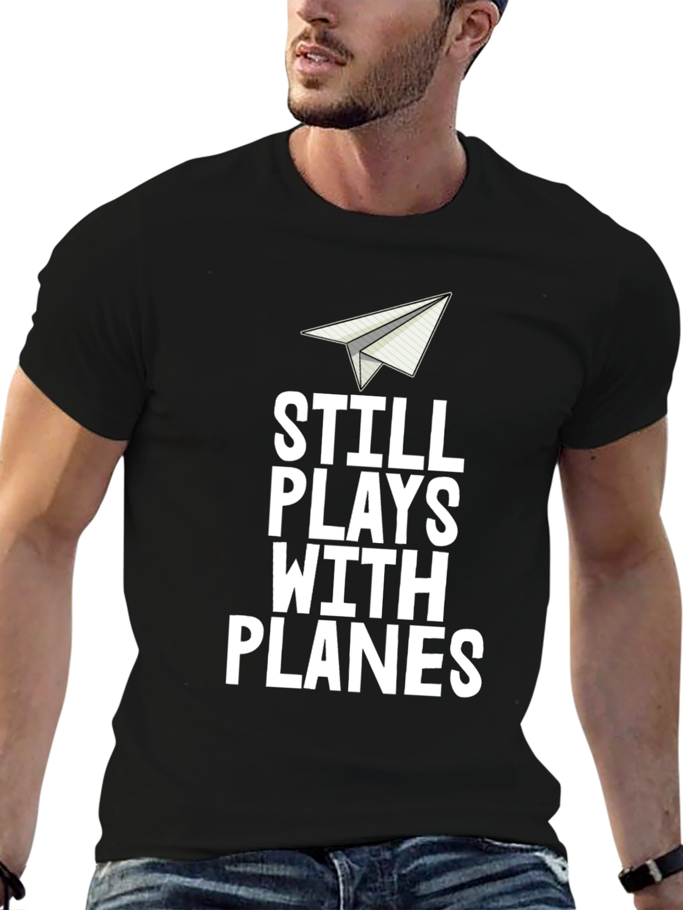 Still Plays With Planes Mens T-Shirt