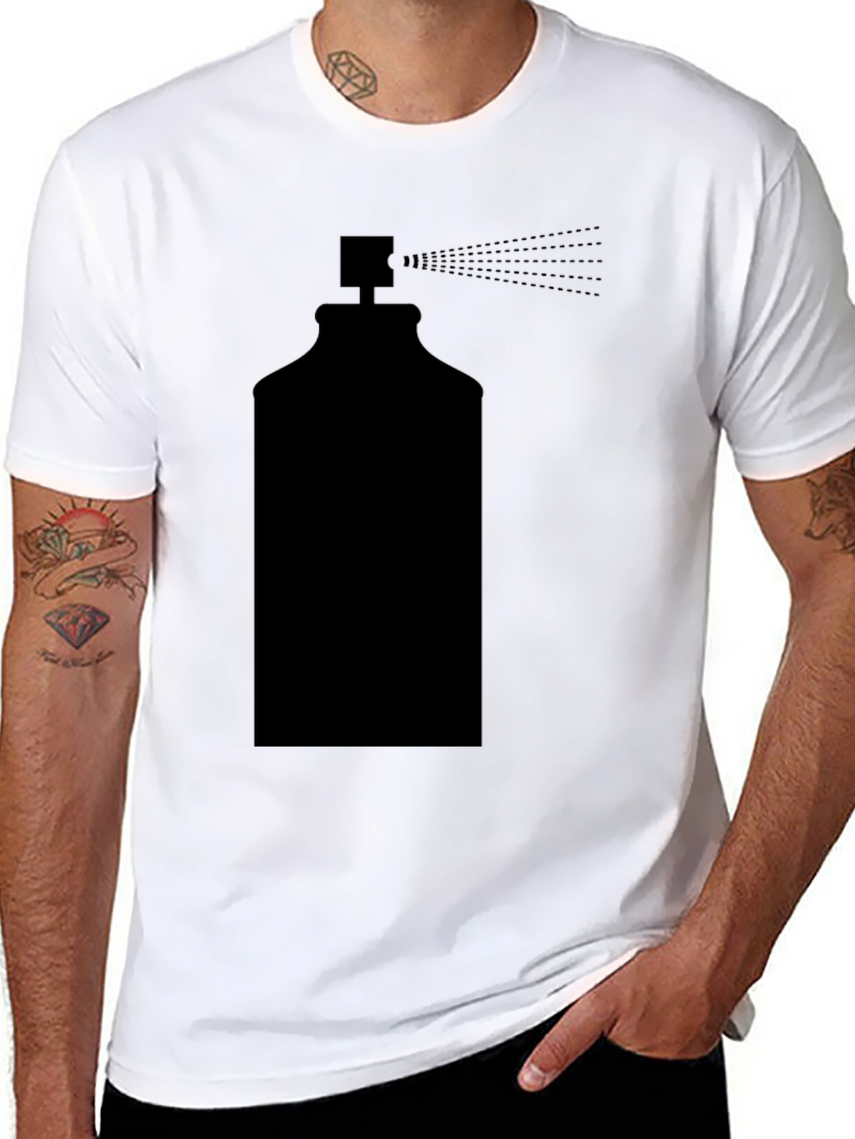 Spray Paint Can T-Shirt - Graphic Tee