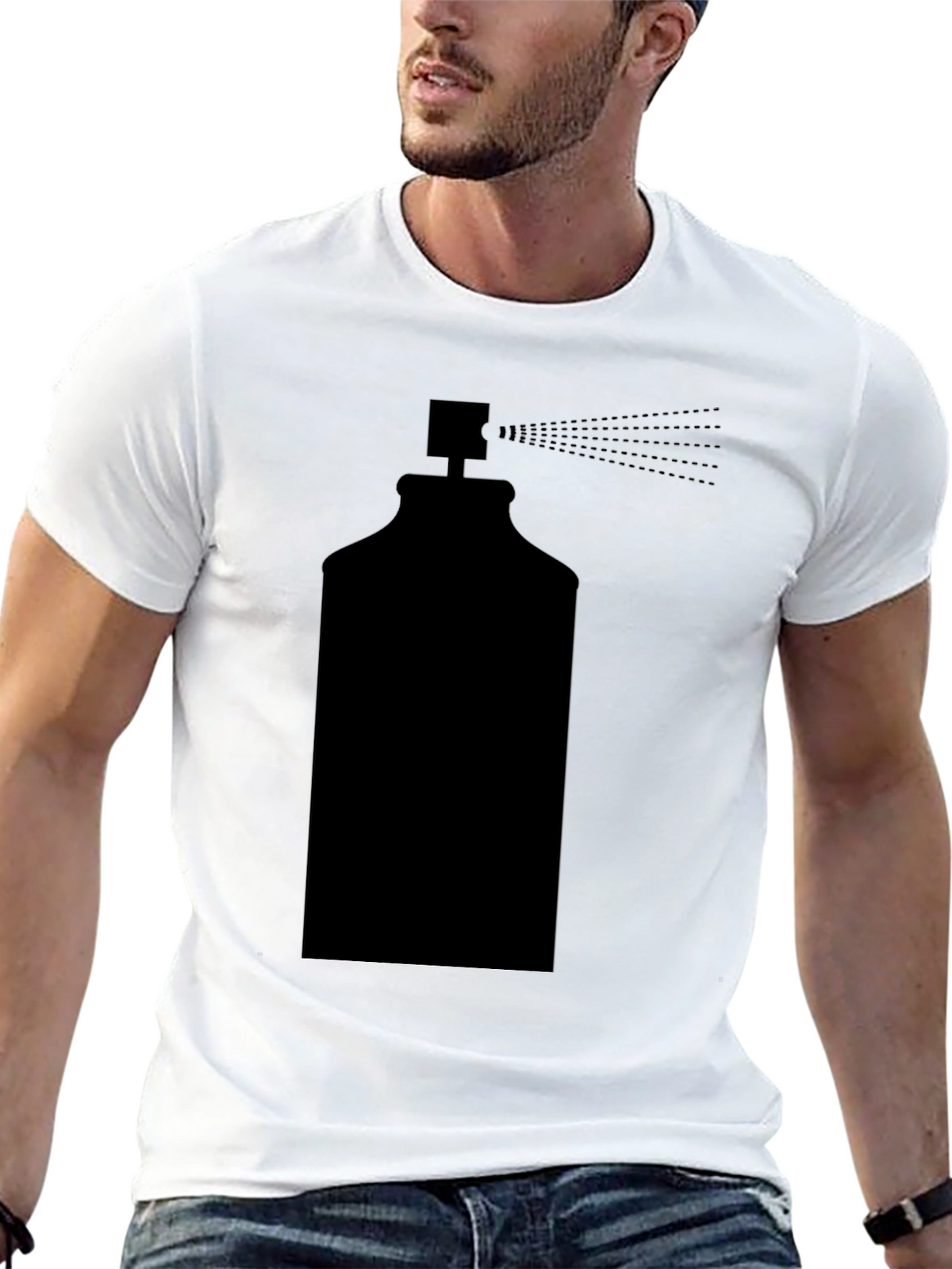 Spray Paint Can T-Shirt - Graphic Tee