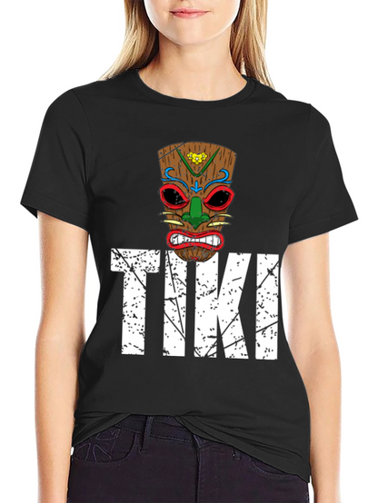 Mens Tiki Graphic T-Shirt