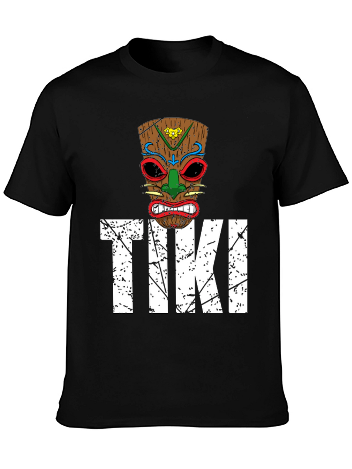 Mens Tiki Graphic T-Shirt
