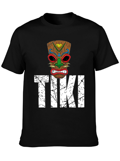 Mens Tiki Graphic T-Shirt