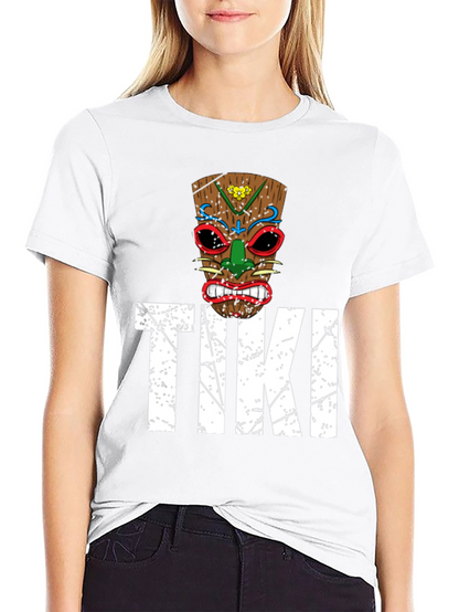 Mens Tiki Graphic T-Shirt